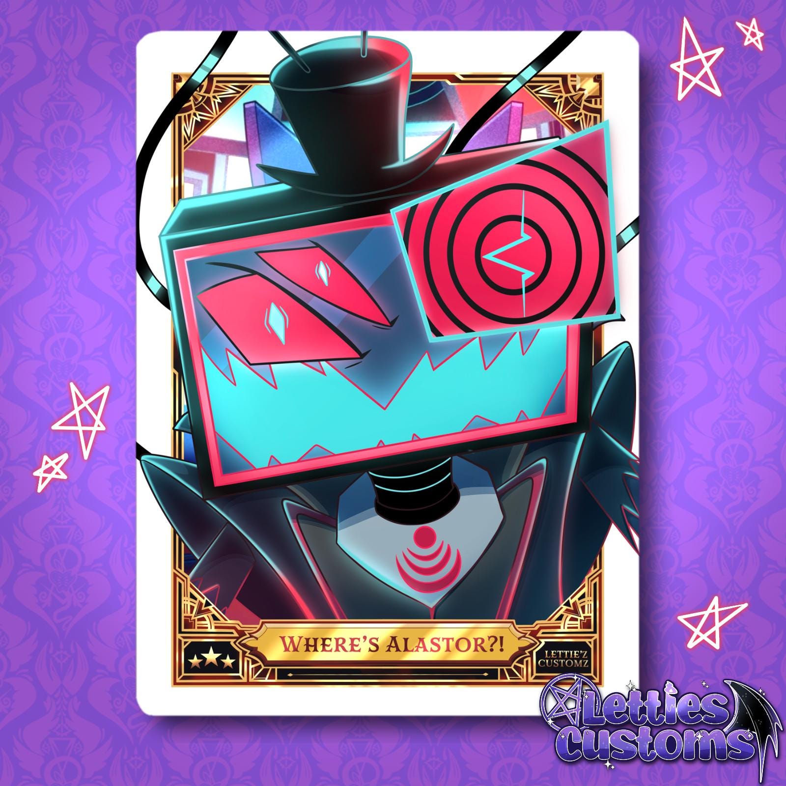 Vox Hazbin Hotel Card - Etsy Canada