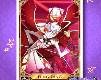 Lucifer Hazbin Hotel - Card Fanmade - Etsy