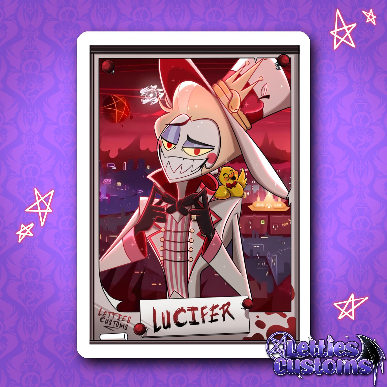 Hazbin Hotel Lucifer Cards - Etsy