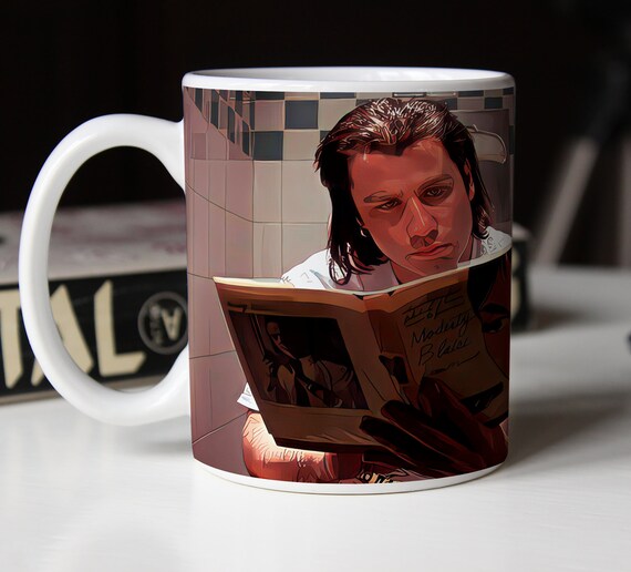 Pulp Fiction Mug Vincent Vega Mug Bathroom Scene Digital - Etsy Pulp Fiction Mug Vincent Vega Mug Bathroom Scene Digital - Etsy