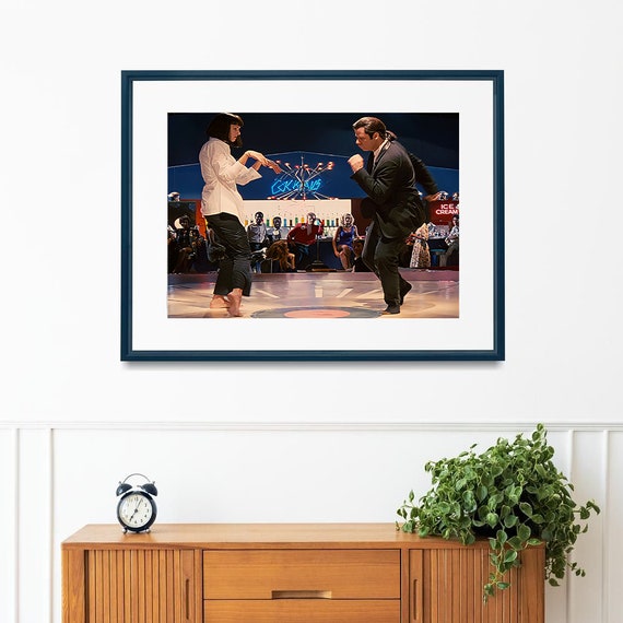 Pulp Fiction, Vincent Vega and Mia Wallace Dance Scene, Pulp Fiction Poster  Oil Paint Print - Etsy Finland