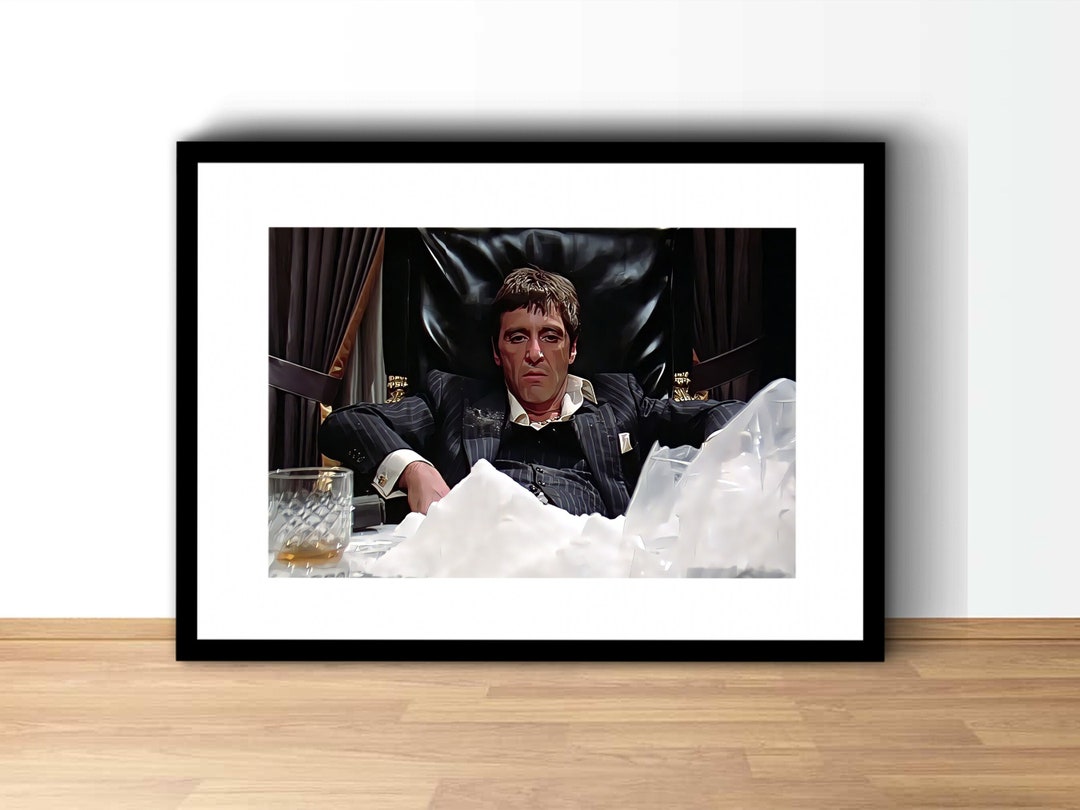 Scarface Poster Tony Montana Poster Scarface Digital Oil - Etsy Australia