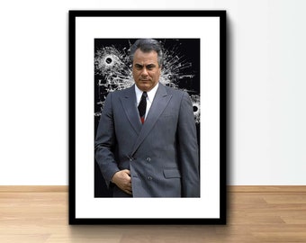Candid John Gotti Photo Print 24 x 30 Candid John Gotti Photo Print 24 x 30