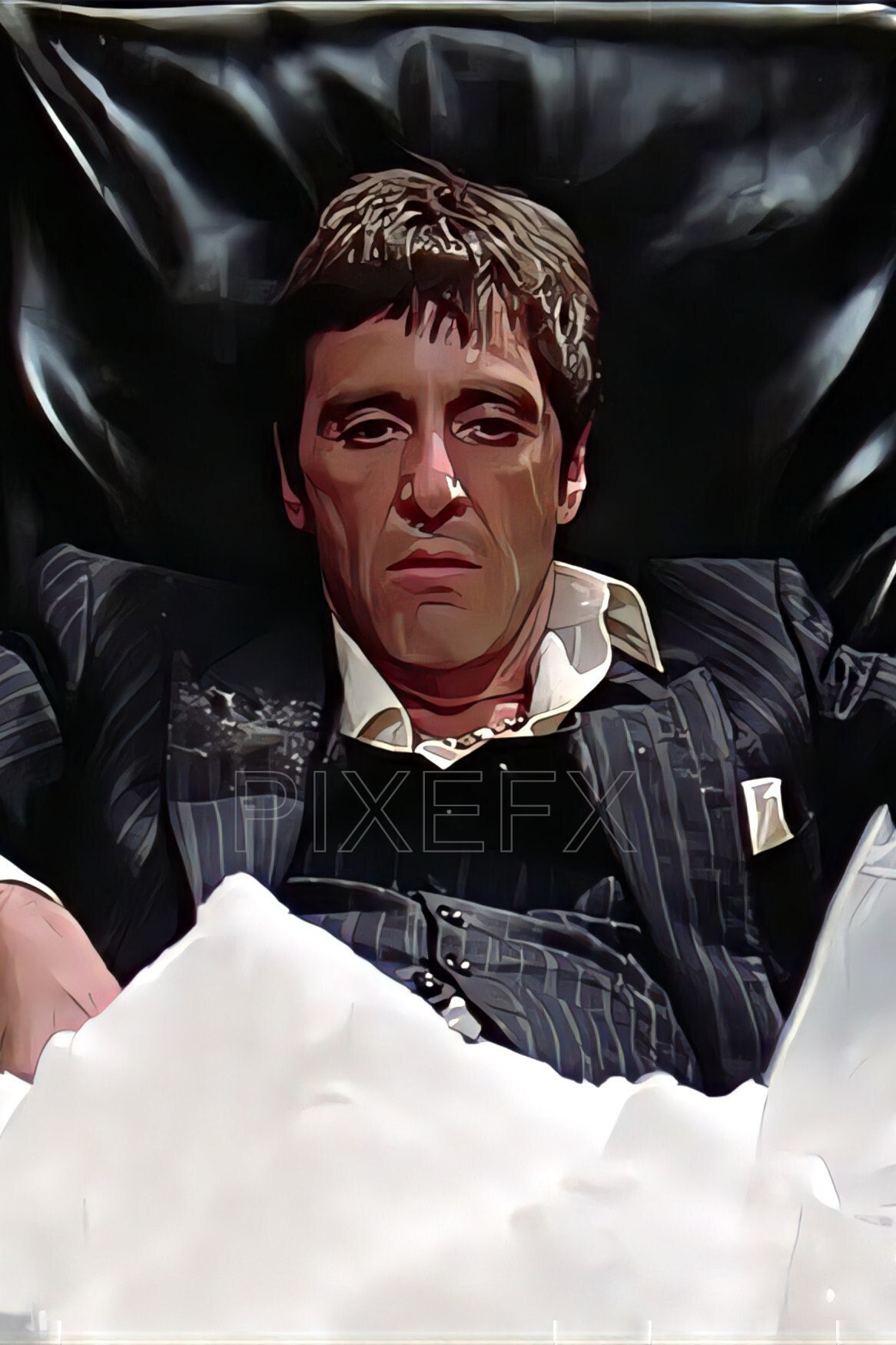 Scarface Poster Tony Montana Poster Scarface Digital Oil Etsy Australia