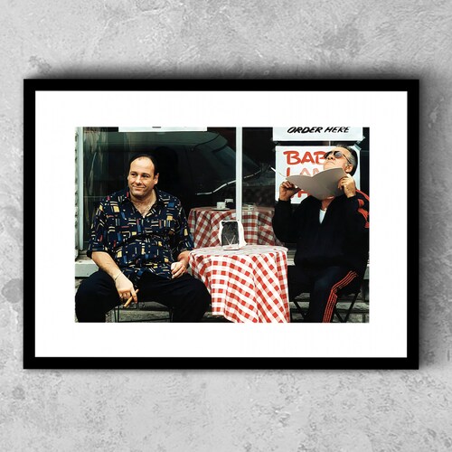 The Sopranos Poster Etsy