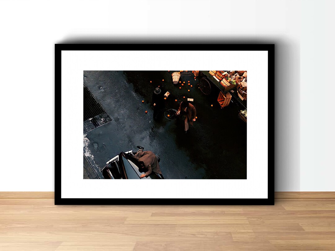 The Godfather Poster Famous Oranges Scene Godfather Poster Oil Painting