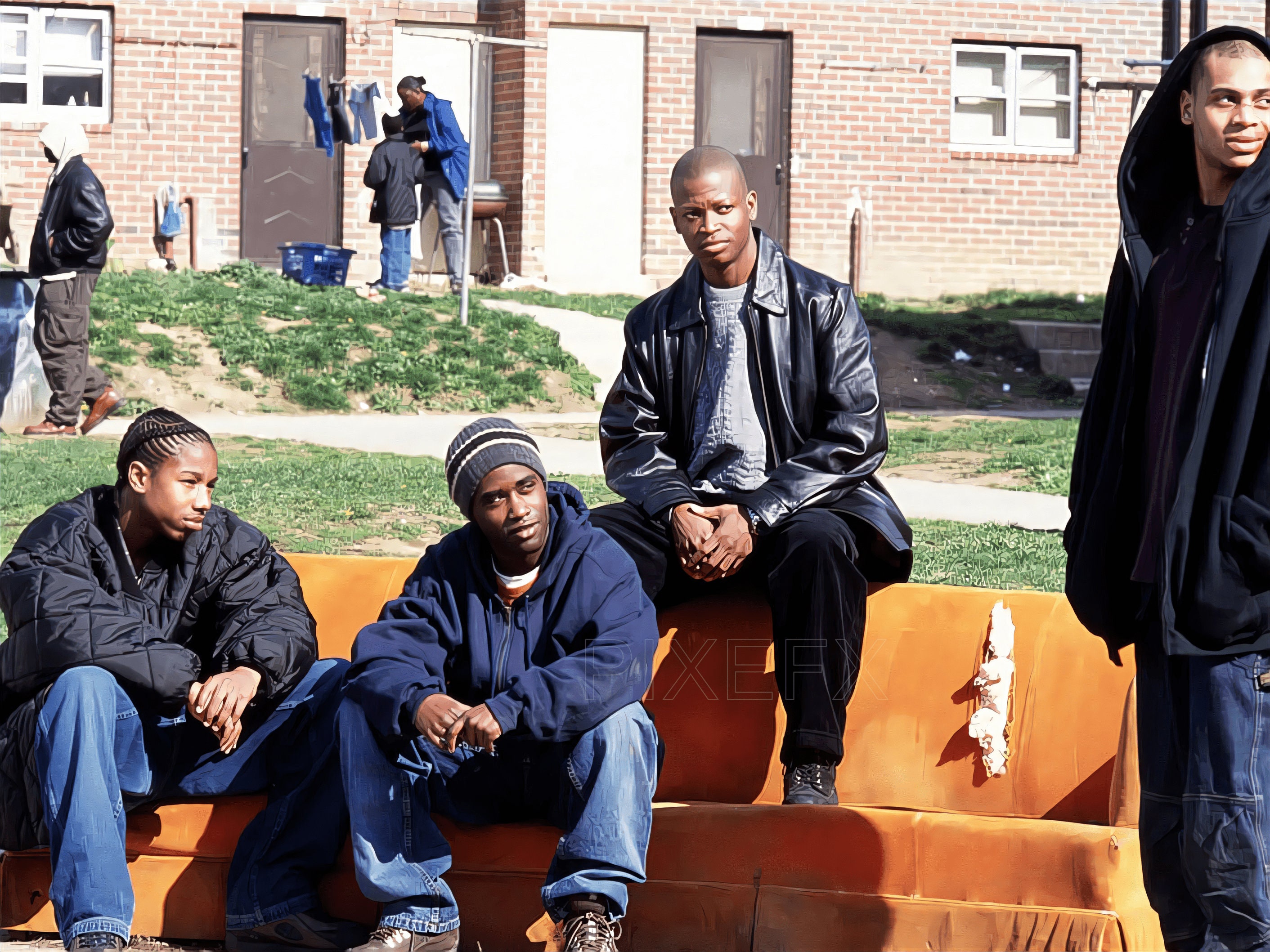 The Wire Poster The Wire Orange Couch Poster Print The - Etsy