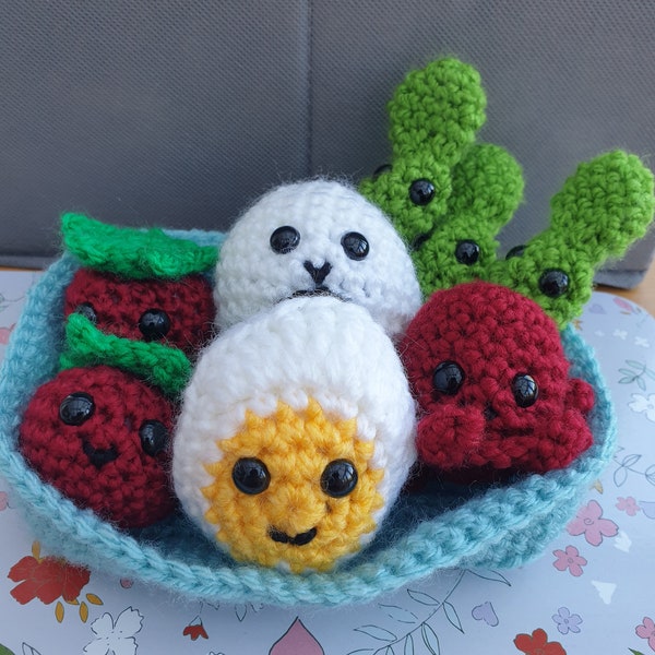 Hand-made Cute Crochet Bento Box