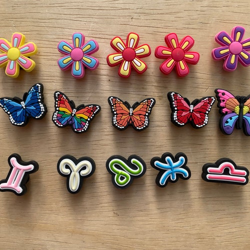 Shoe Charms for Croc Jibbitz Flowers Hearts USA Etsy