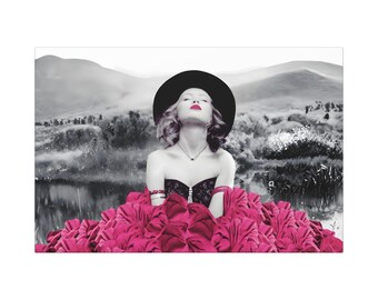 Unbridled Spirit Canvas Art – Modern Western Divine Feminine Statement Piece