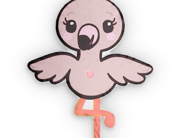 Fenix Flamingo Storytime Snuggle pillow