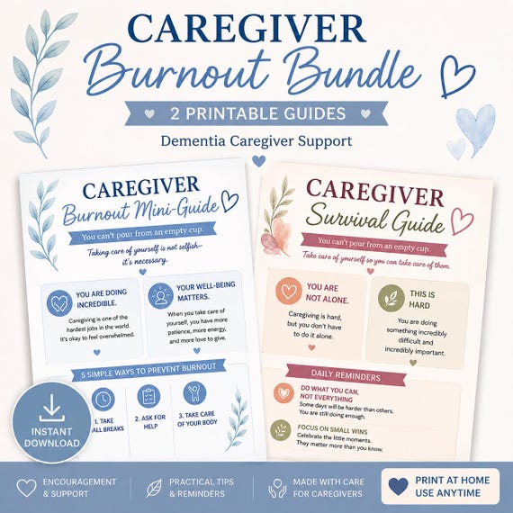 Caregiver Burnout & Survival Guides | Dementia Support PDF