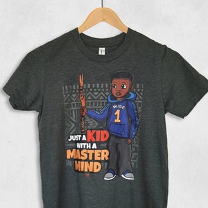 Black History Month Kids T-Shirt, Black Pride, Black Culture, Positive and Inspirational, Empowering Black Kids Clothes for Mindful Children