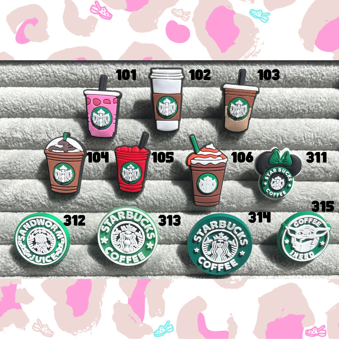 Starbucks Croc Charms — astrobabyxo