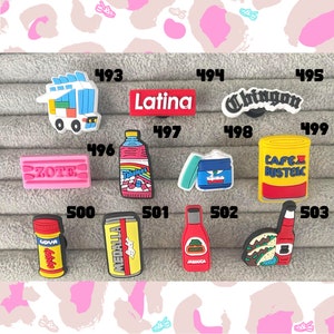 25pc Mexican Hispanic Shoe Charms Accessories Fits Crocs Wristband  Accessories