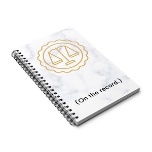 Legal Professional Spiral Journal - Court Reporter, Lawyer, Paralegal, Judge Notebook, Law Journal, Legal Pad, Attorney Diary, Judicial