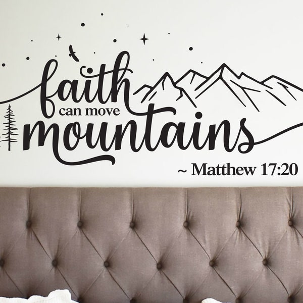 Faith Wall Decal Etsy