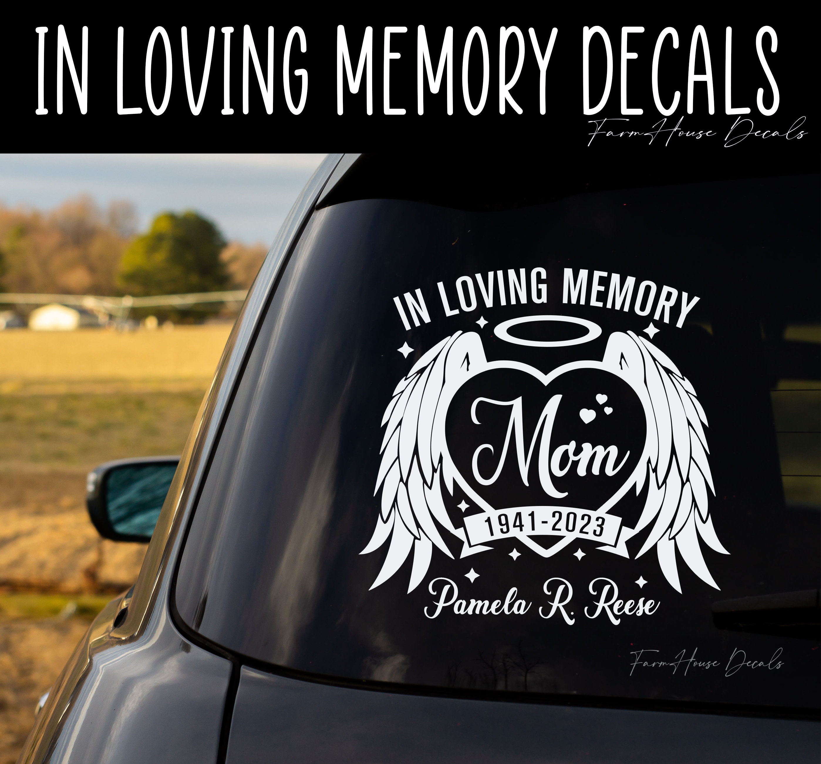 In Loving Memory Sticker Ideas