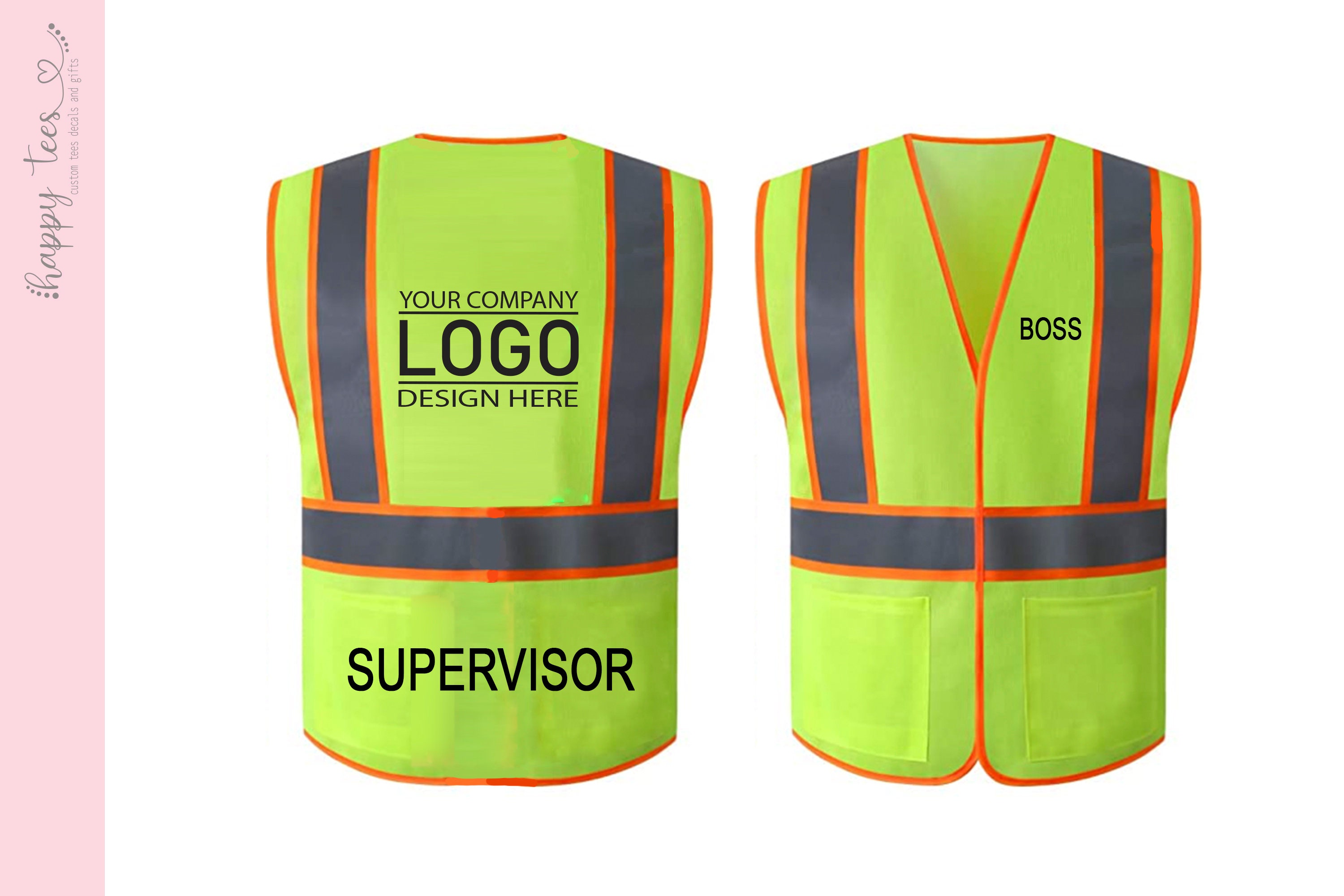 customized safety vest