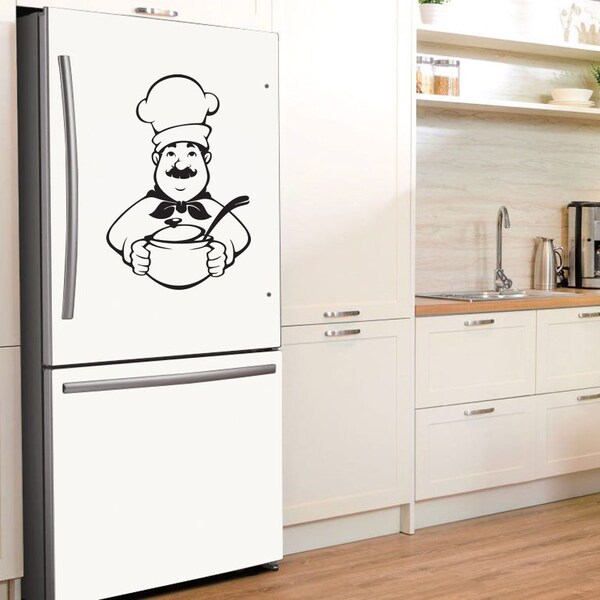 Refrigerator Decal Etsy
