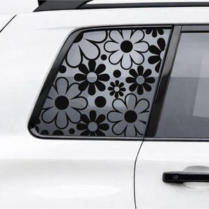 Fun Daisy Pattern - Car Window Decals