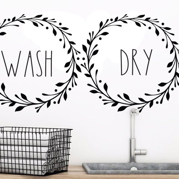 Wash & Dry Decals Etsy