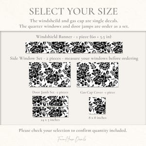 Daisy Flower Pattern - Car Window Decals, Vinyl Decal Stickers - Etsy
