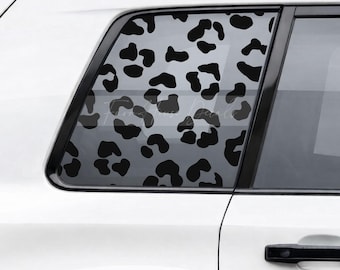 Big Leopard Print Pattern - Car Window Decals
