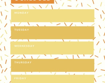 planificador semanal