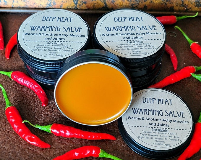 Pain Relieving Warming Salve for Muscles & Achy Joints, Cayanne Pepper