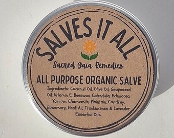 All Purpose Salve, Healing Balm, Garden Salve, All Purpose Balm - Dry Skin Ointment