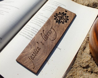 Personalized Laser Engraved Bookmark, Wooden Bookmark, Tassel Bookmark, Gift for a Book Lover, Birthday Gift for Friend, Retirement Gift