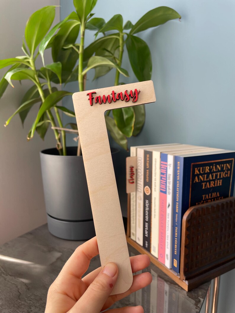 Customizable Library Dividers: Bookshelf Organization Set for Book ...