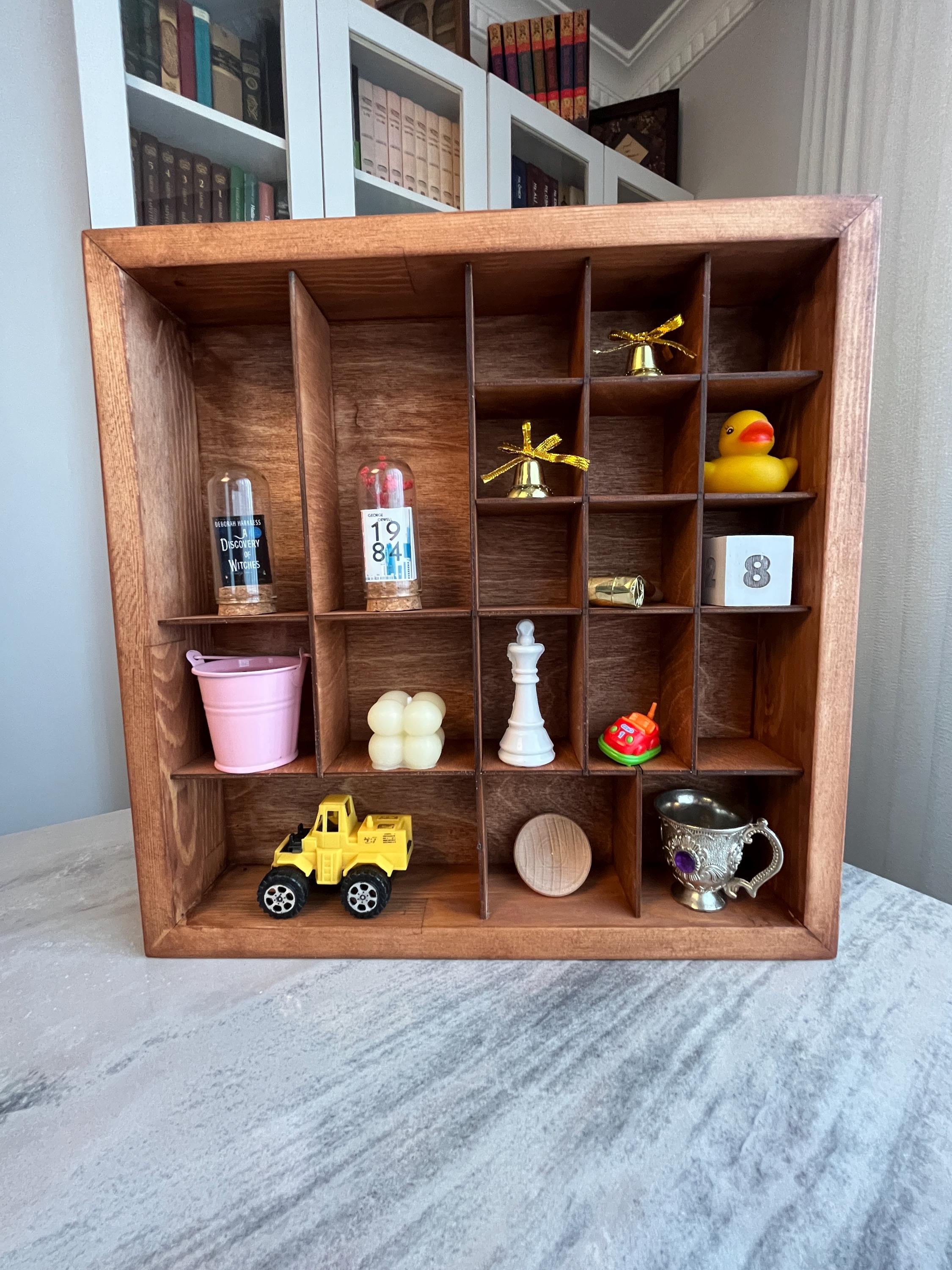 Wooden Curio Cabinet: Display Case for Collectibles and Knick