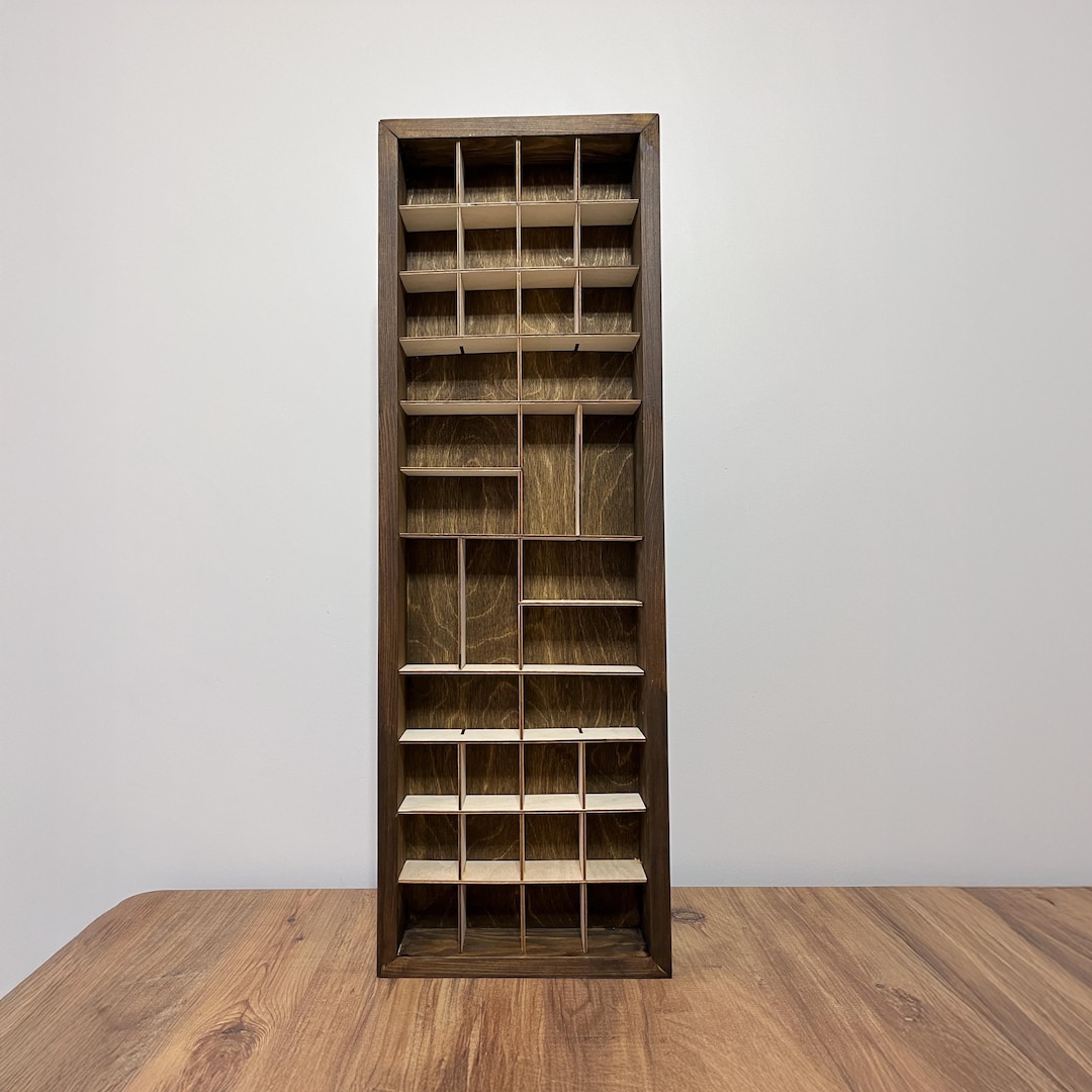 Extra Large Printer Tray Shadow Box, Multi-compartment Trinket Shelf ...