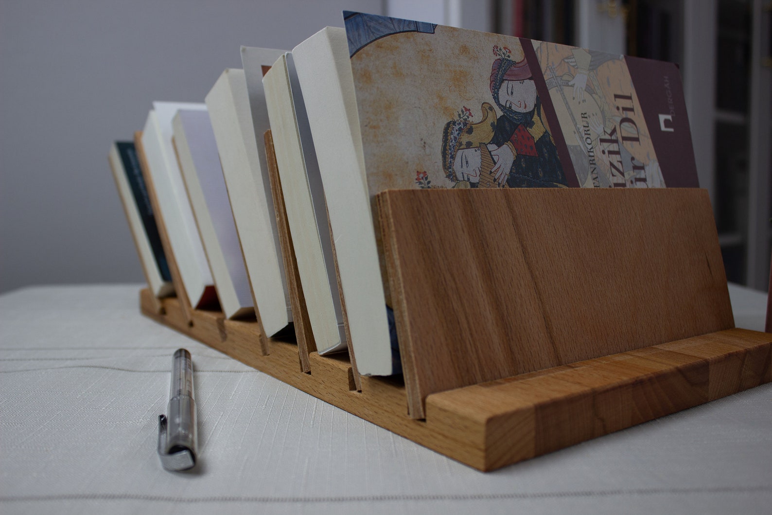 Wooden Book Holder, Bookmark Holder, Personalized Book Stand, Mini ...