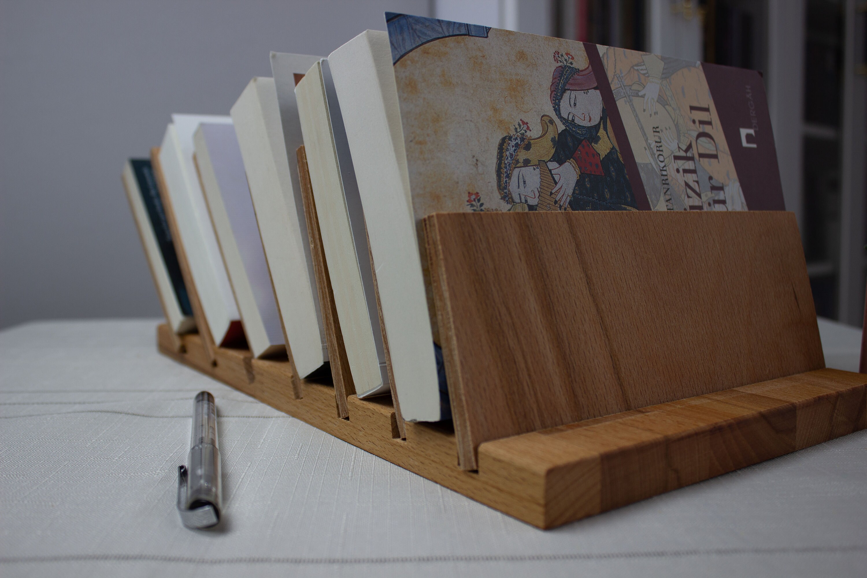 Wooden Book Holder Bookmark Holder Personalized Book Stand Etsy