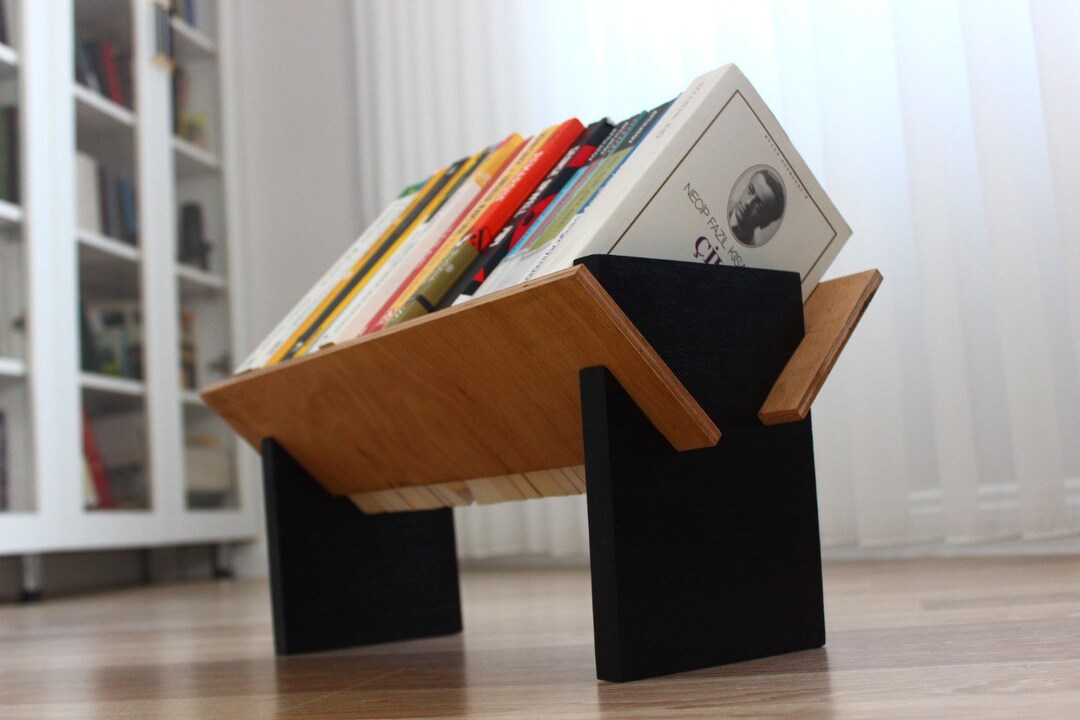 Table Top Bookshelf, Bookmark Holder, Personalized Book Stand, Wooden