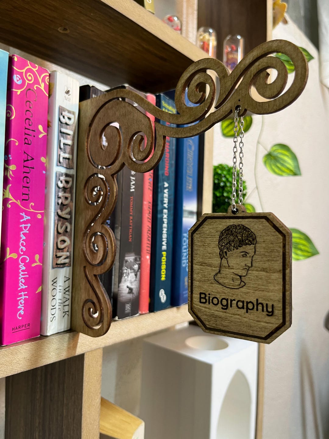 Personalized Fantasy Tavern Bookshelf Dividers: Custom Library Decor ...