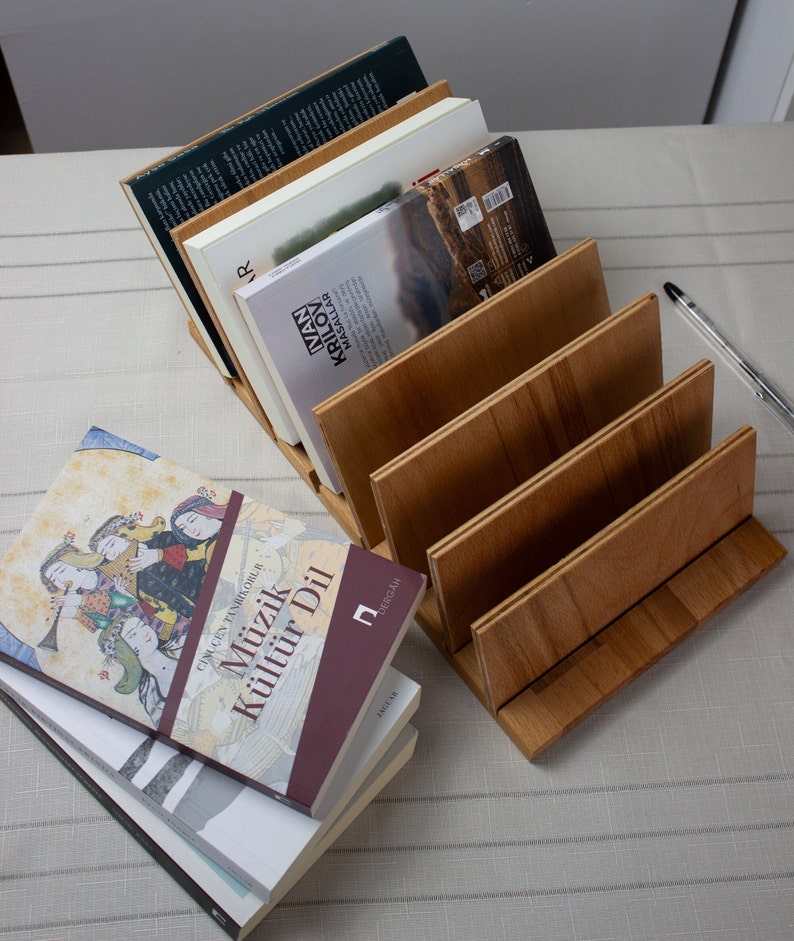 Wooden Book Holder Bookmark Holder Personalized Book Stand Etsy