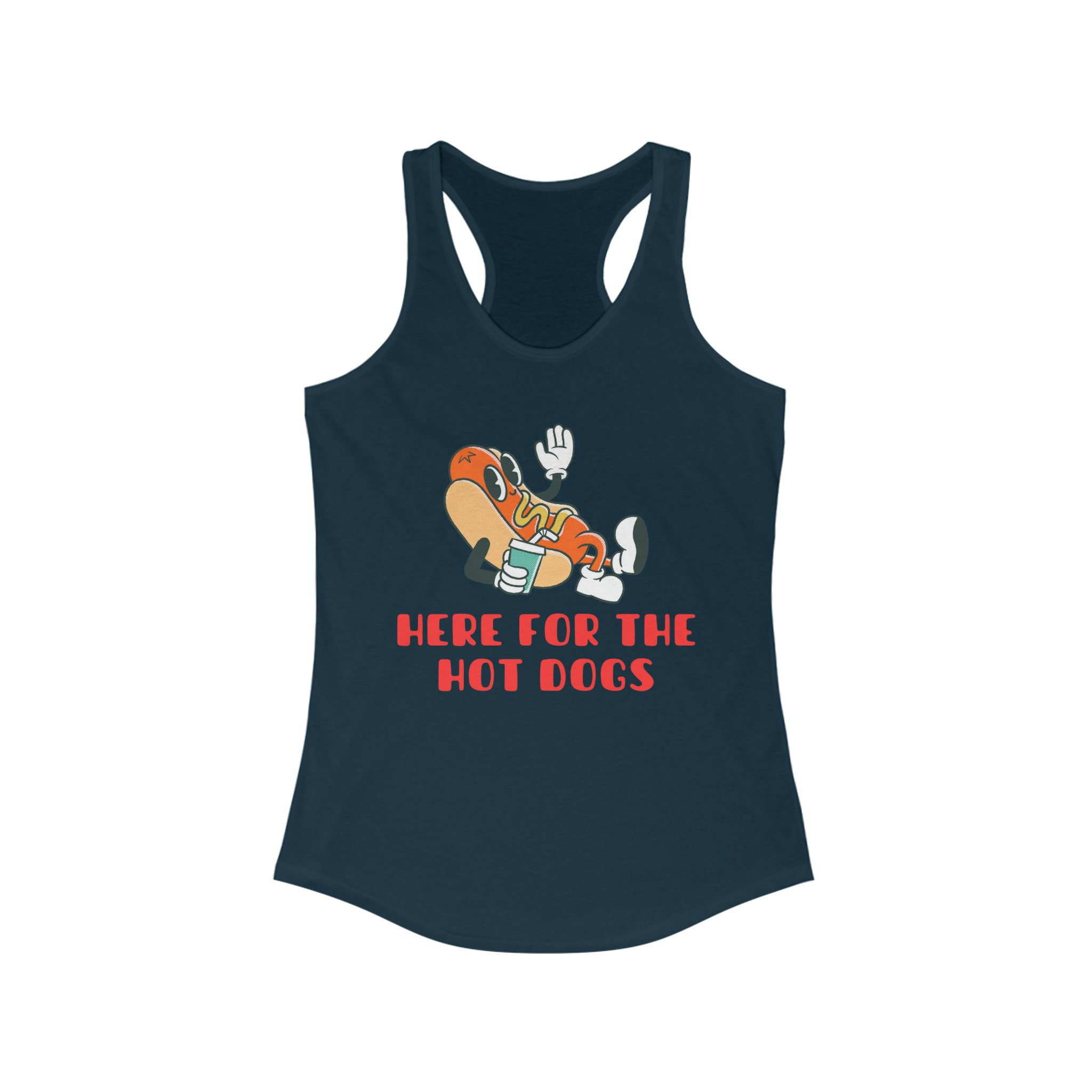 Women's 4th of July racerback tank, Women's funny 4th of July shirt, hot dog funny shirt, summer shirt, USA tee, patriotic shirt