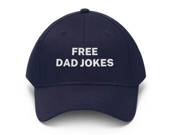 Free dad jokes father&#39;s day hat, dad hat, father&#39;s day gifts, funny hat for dad,