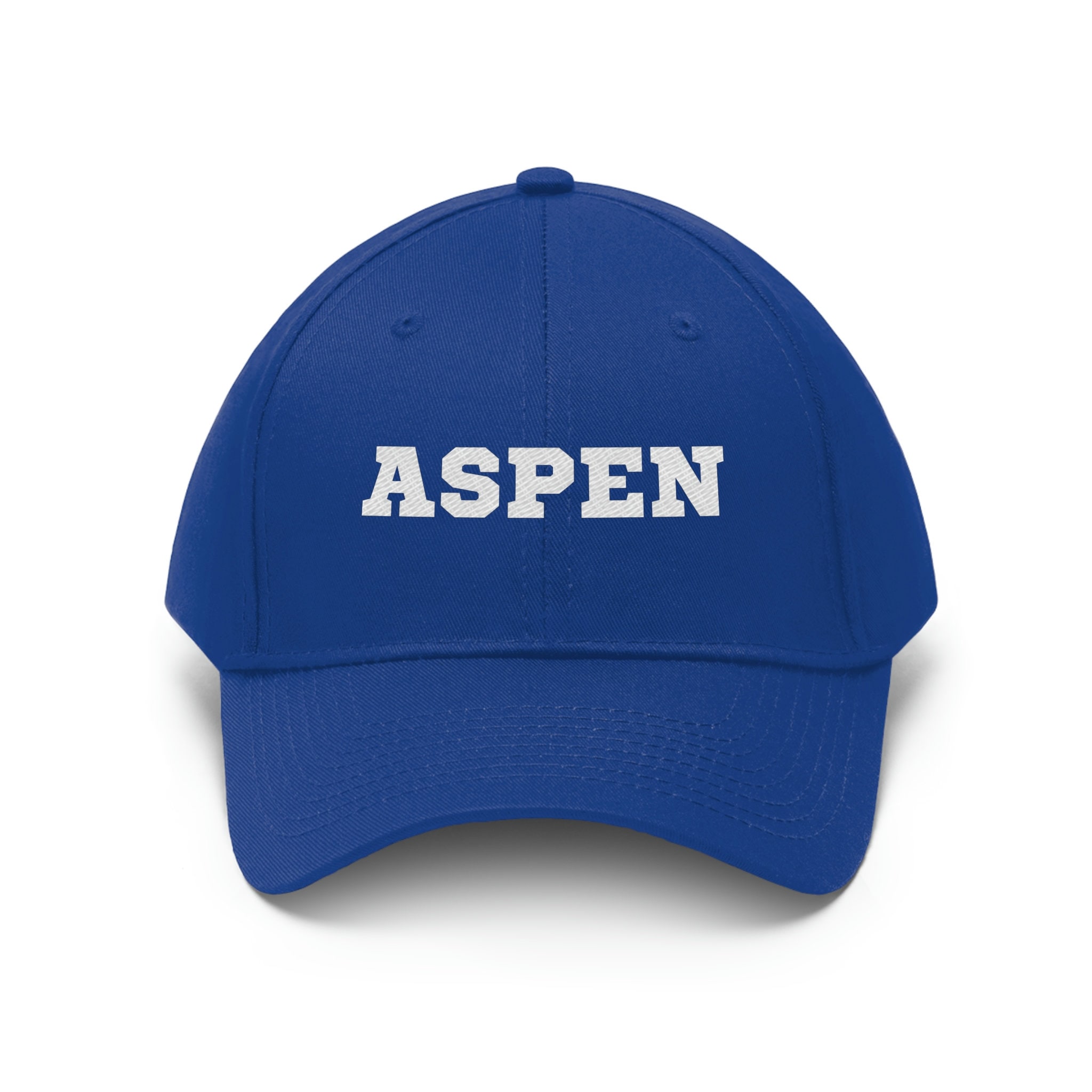 Aspen Unisex Twill Hat, Aspen Colorado, Colorado Gifts, Snowmass Skiing