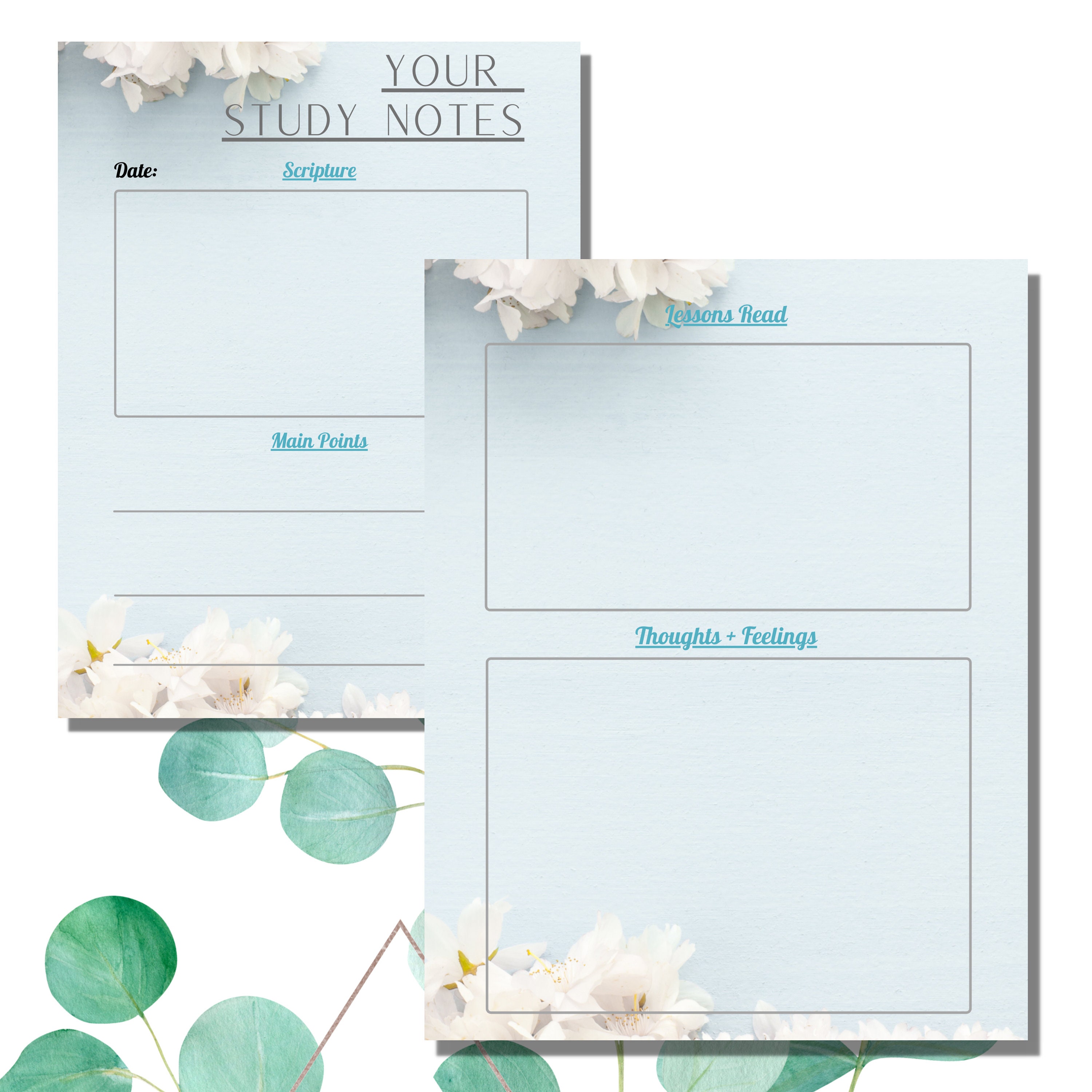 White Flower | Printable Bible Study and Devotional Sheet | in Depth ...