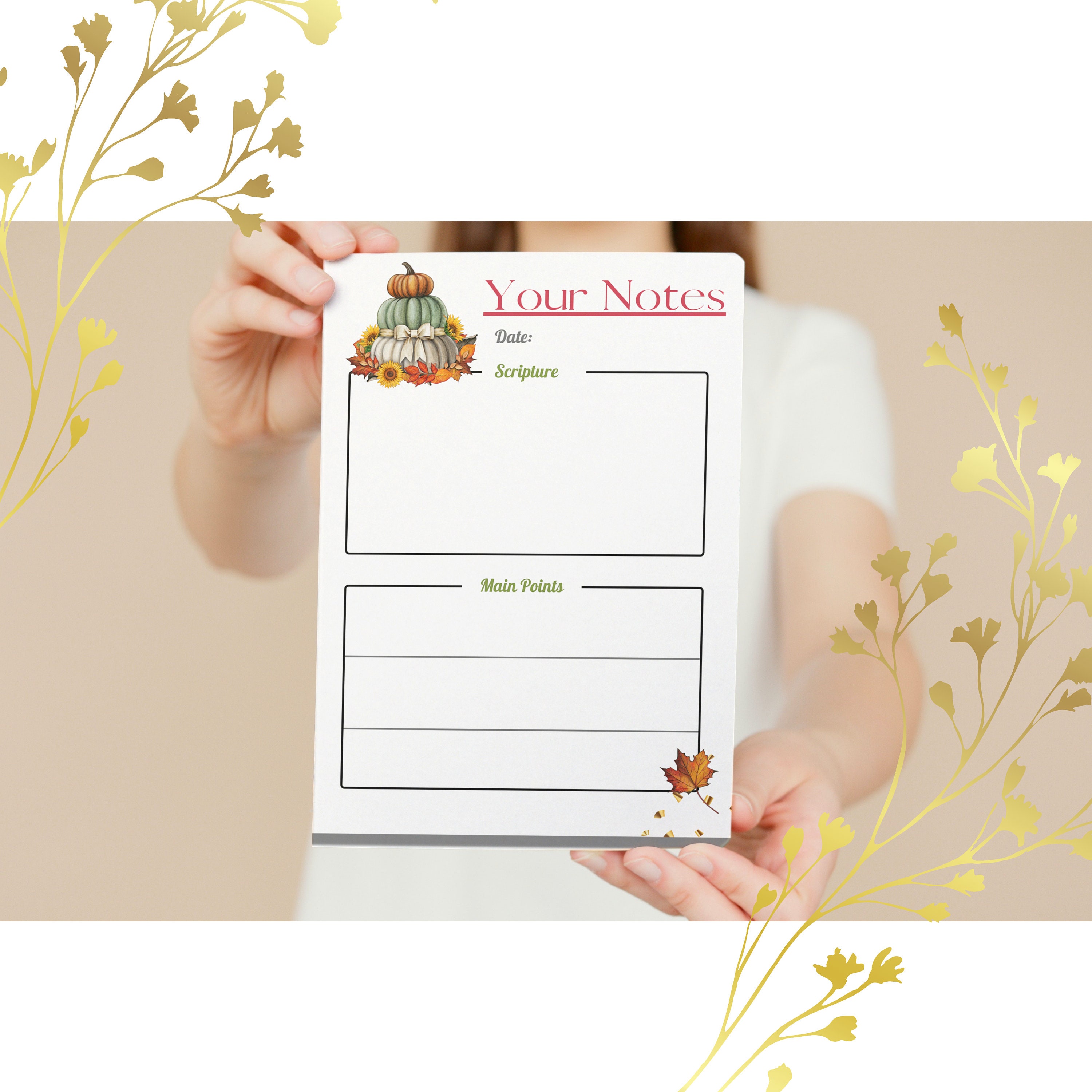 Fall Themed | Printable Bible Study and Devotional Sheet | in Depth ...