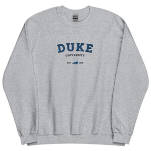 Gray duke shop sweatshirt