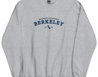 University of California Berkeley Sweater Embroidered Crewneck Vintage UC