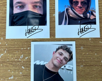 LANDO NORRIS polaroid wall art Formula 1 printed signature