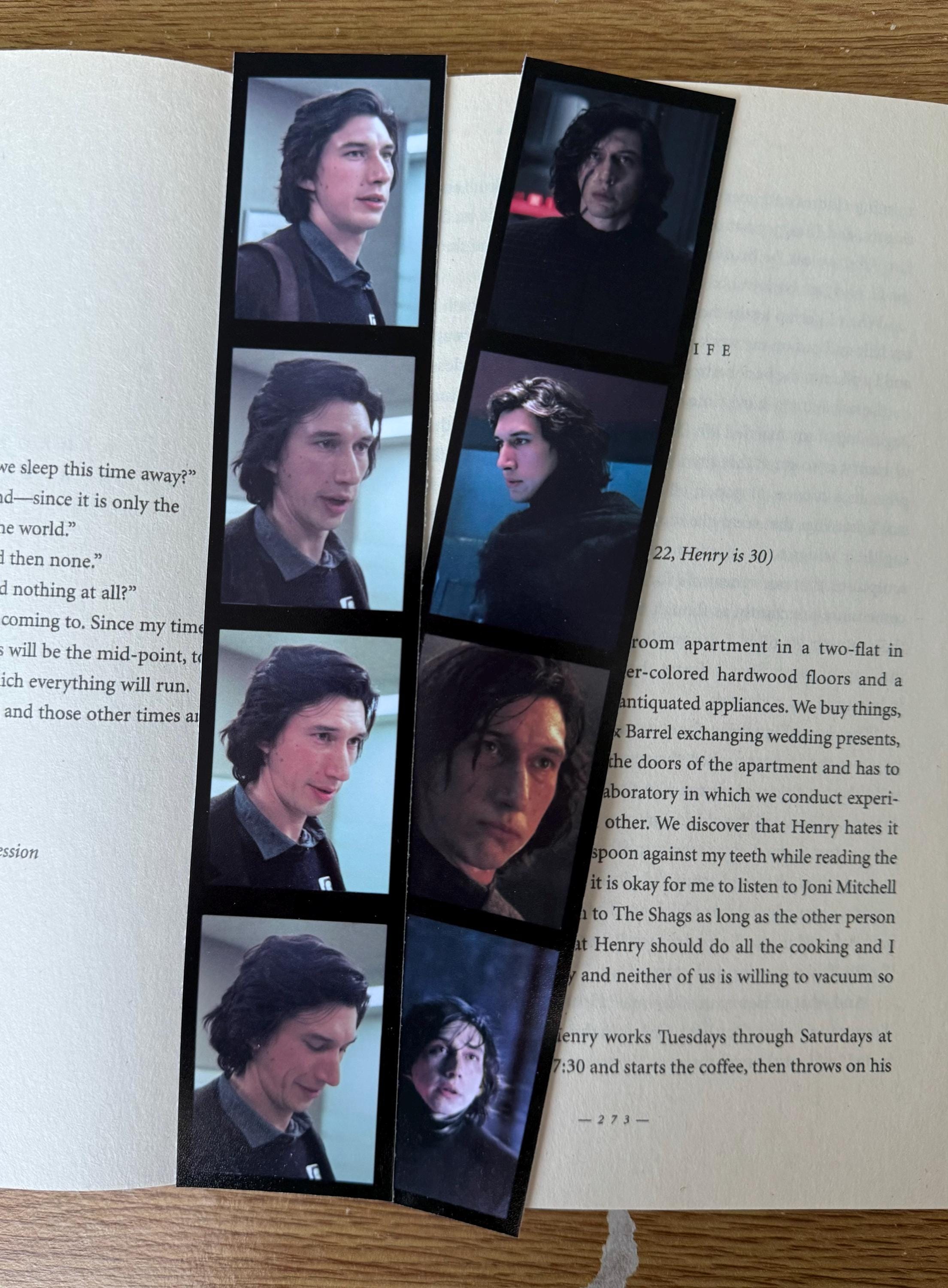 ADAM DRIVER Photobooth Bookmark//wall Art - Etsy