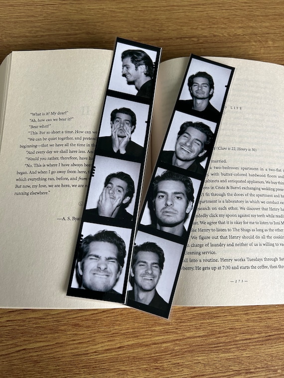 ANDREW GARFIELD photobooth bookmark//wall art
